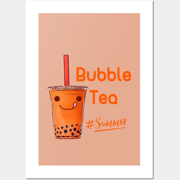 Bubble tea Wall Art by Birdbox